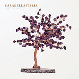 Ascensione - Albero della vita in ametista e base in agata