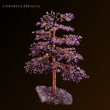 Simbiosi - Albero della Vita in Ametista con Geode di Ametista