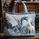 Borsa in Tessuto Trapuntata Lupo Silenzioso