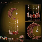Lunya - Cattura Sole in Giada Rossa e Agata con Albero della Vita