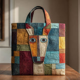 Borsa in Tessuto Trapuntata Cavalli Patchwork