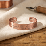 Bracciale in Rame di CasaBellaItalia - Lupi Ululanti