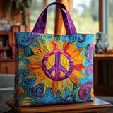 Borsa in Tessuto Trapuntata Girasole Radioso