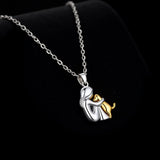 Collana della fortuna con motivo di cane (+ orecchini GRATIS)
