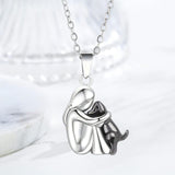 Collana della fortuna con motivo di cane