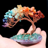 Gratitudine – Albero della Vita in Pietre dei 7 Chakra
