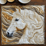 Tovaglietta Quilted Cavallo Bianco Dinamico