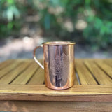 Ana Zagabria Mug in Rame Mandala da 16oz