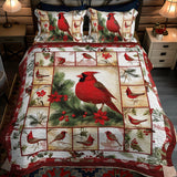 Nature-Inspired Cardinal 3-Piece Bedding Set