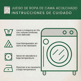 Juego de cama acolchado de 3 piezas - Brisa de la Isla