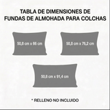 Funda de Cojín Acolchada - Flor de Magnolia
