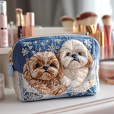Cozy Cloud Quilted Makeup Bag