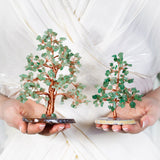 Serenità - Albero della Vita a Forma di Abete in Avventurina