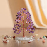 Serenità - Albero della Vita a Forma di Abete in Amatista