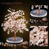 Prospérité - Albero della Vita in Quarzo Trasparente e Agata