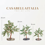 Ascensione - Albero della Vita in Avventurina Verde e base in Agata